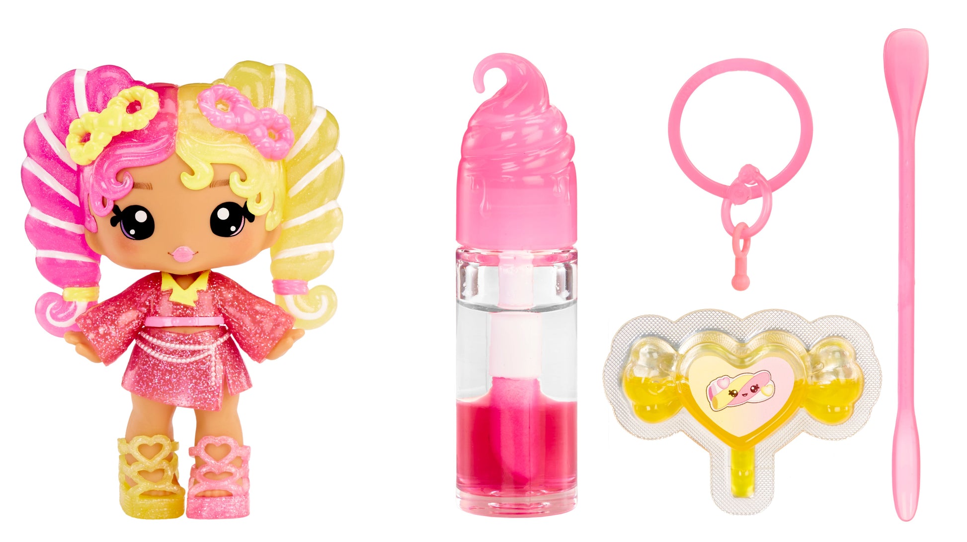Yummiland Lip Gloss Doll: Mystery Color Change - Mila Mallows