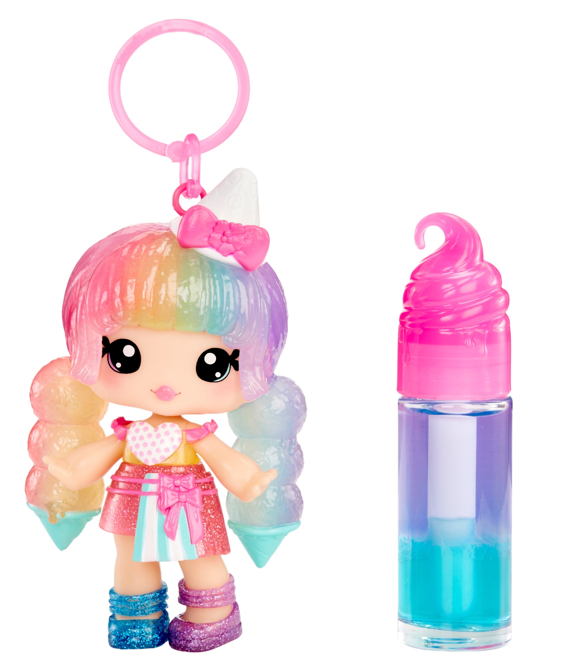 Yummiland Lip Gloss Doll: Mystery Color Change - Stephie Snowcone