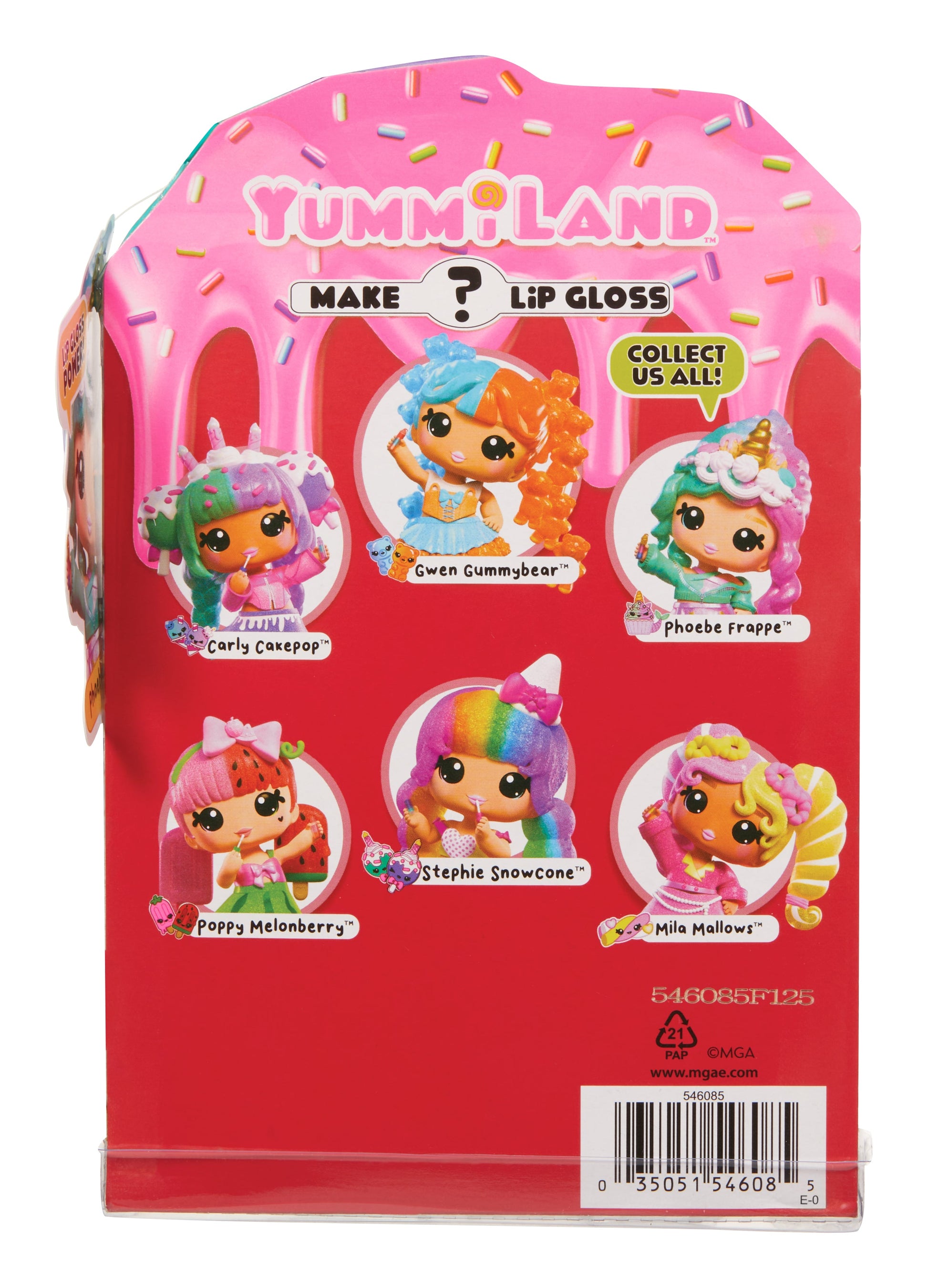 Yummiland Lip Gloss Doll: Mystery Color Change - Stephie Snowcone