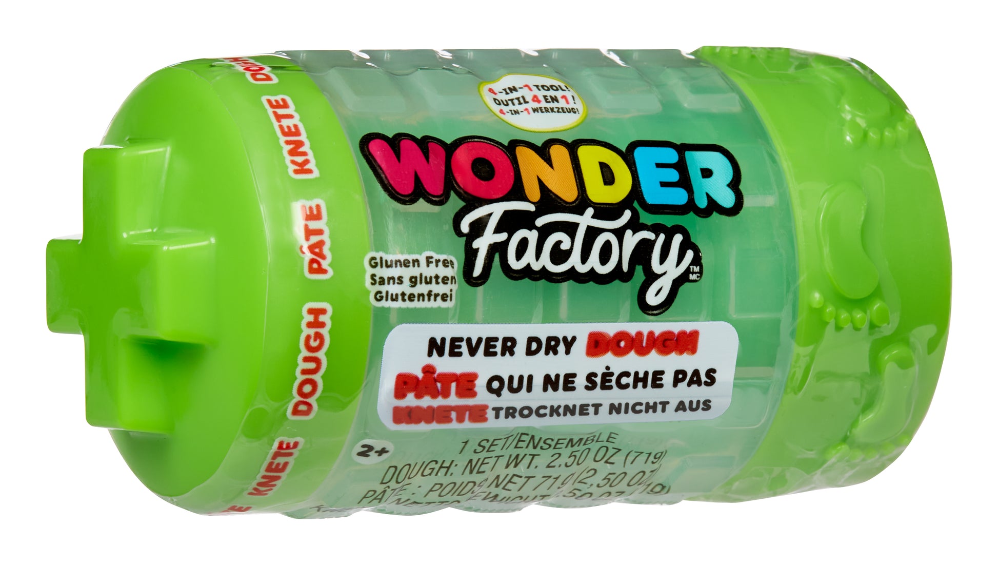 Wonder Factory Never Dry Dough Extruder - Green