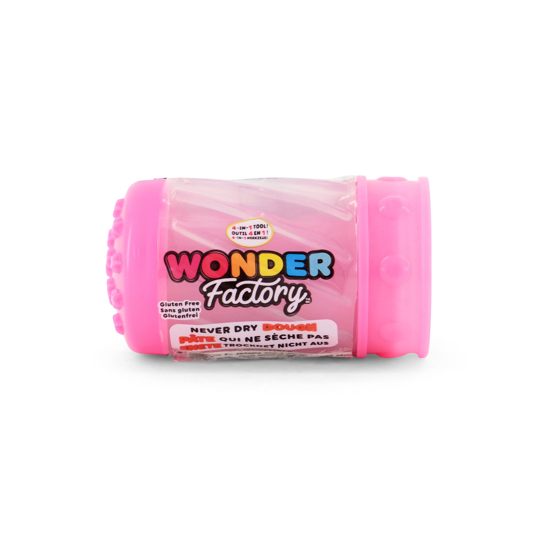 Wonder Factory Never Dry Dough Singles - Pink