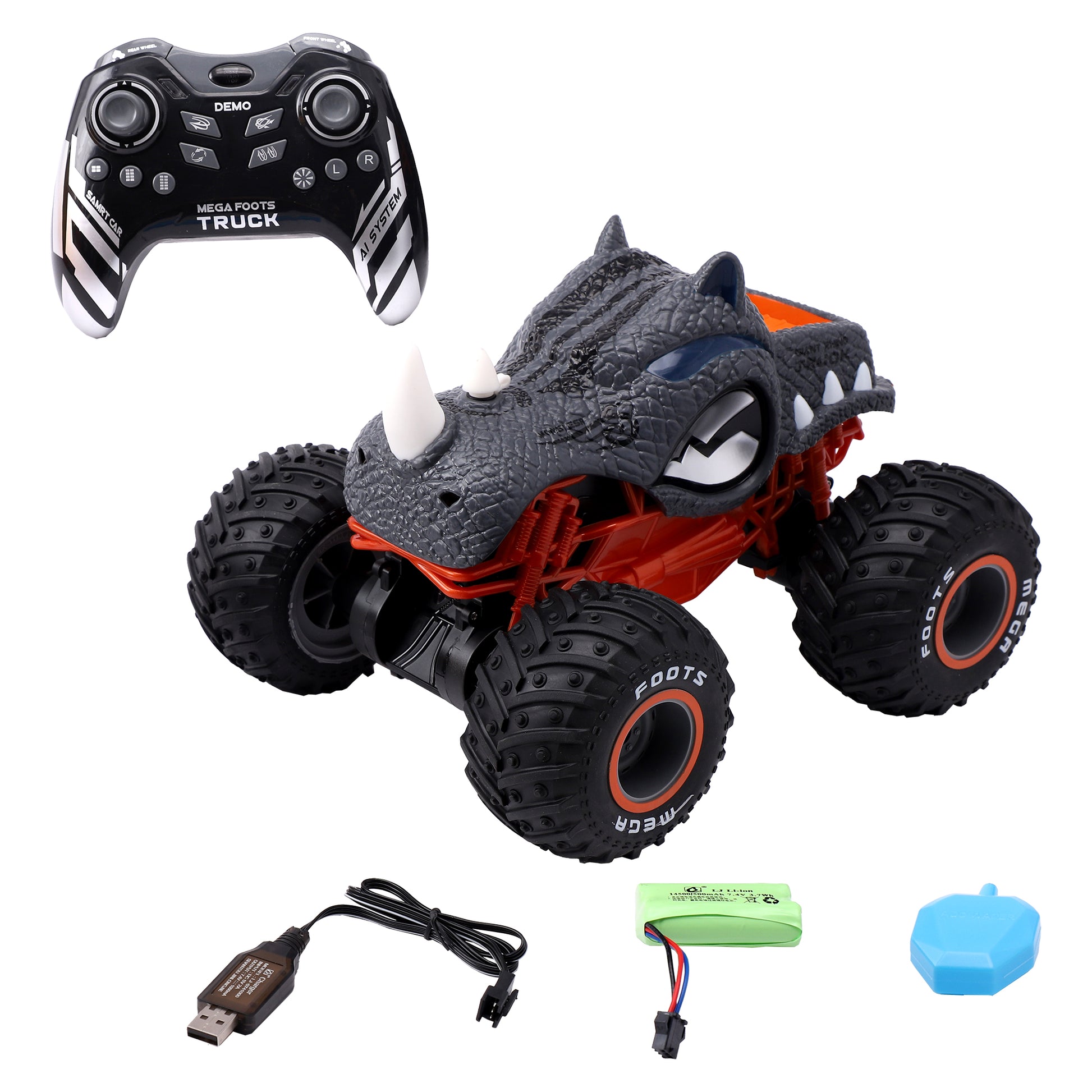 Nitro2Go R/C Rhino Champion Power Strides