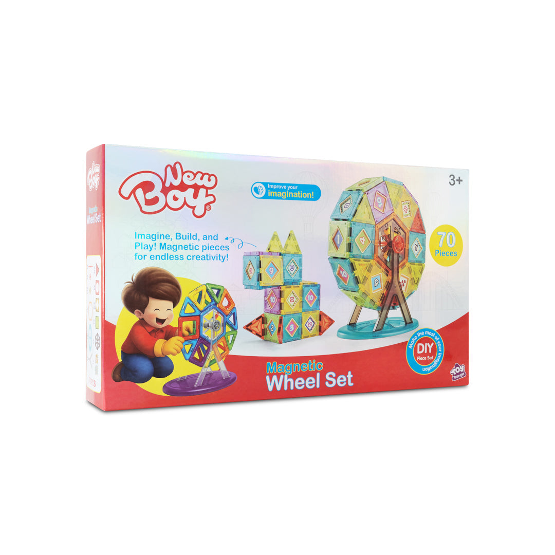 New Boy Magnetic Wheel Set (70pcs)