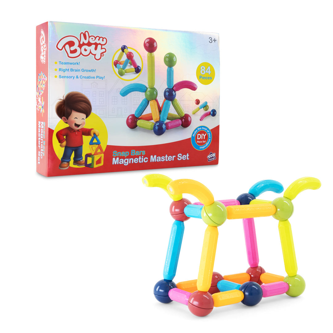 New Boy Snap Bars Magnetic Masters Set (84pcs)