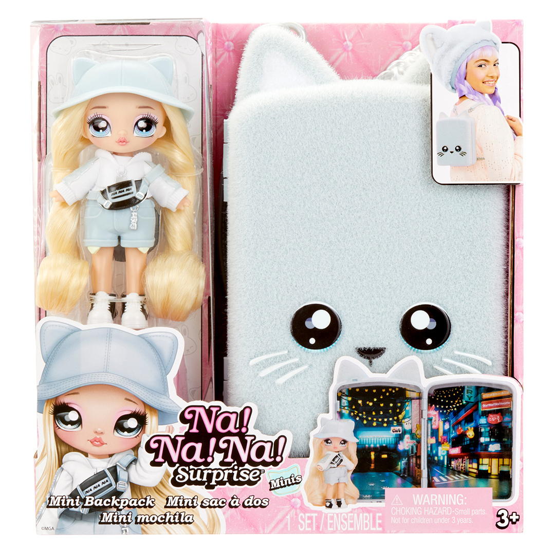 Na! Surprise Mini Backpack Playset Khloe Kitty Minipop Na! Surprise Mini Backpack Playset Khloe Kitty Minipop