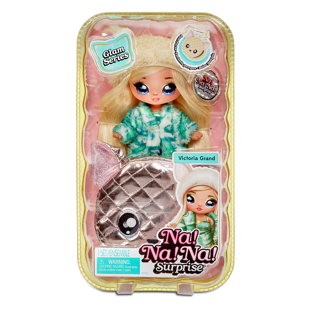 Na! Na! Na! Surprise 2-in-1 Pom Doll Glam Series 1 (Metallic)