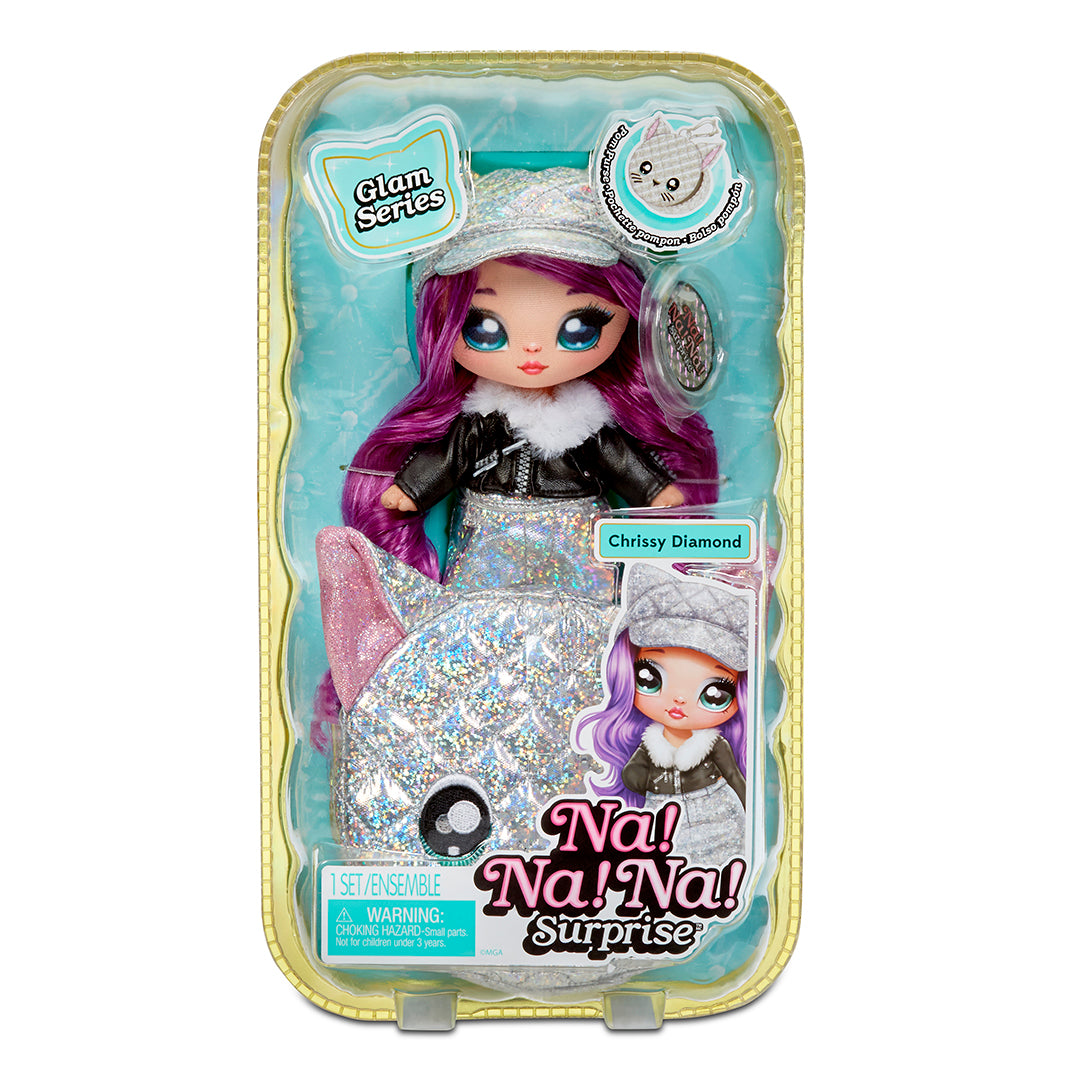 Na! Na! Na! Surprise 2-in-1 Pom Doll Glam Series 1 (Metallic)