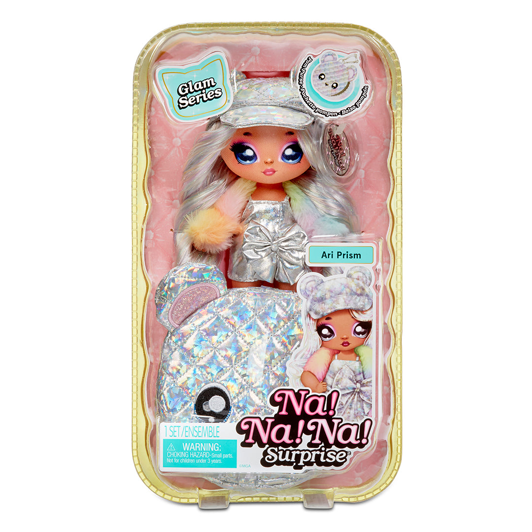 Na! Na! Na! Surprise 2-in-1 Pom Doll Glam Series 1 (Metallic)