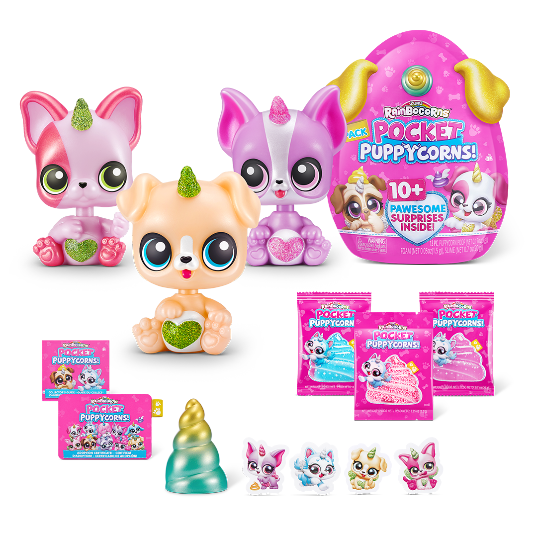 Rainbocorns Pocket Puppycorn Surprise Bobble Head (Large) (S1)