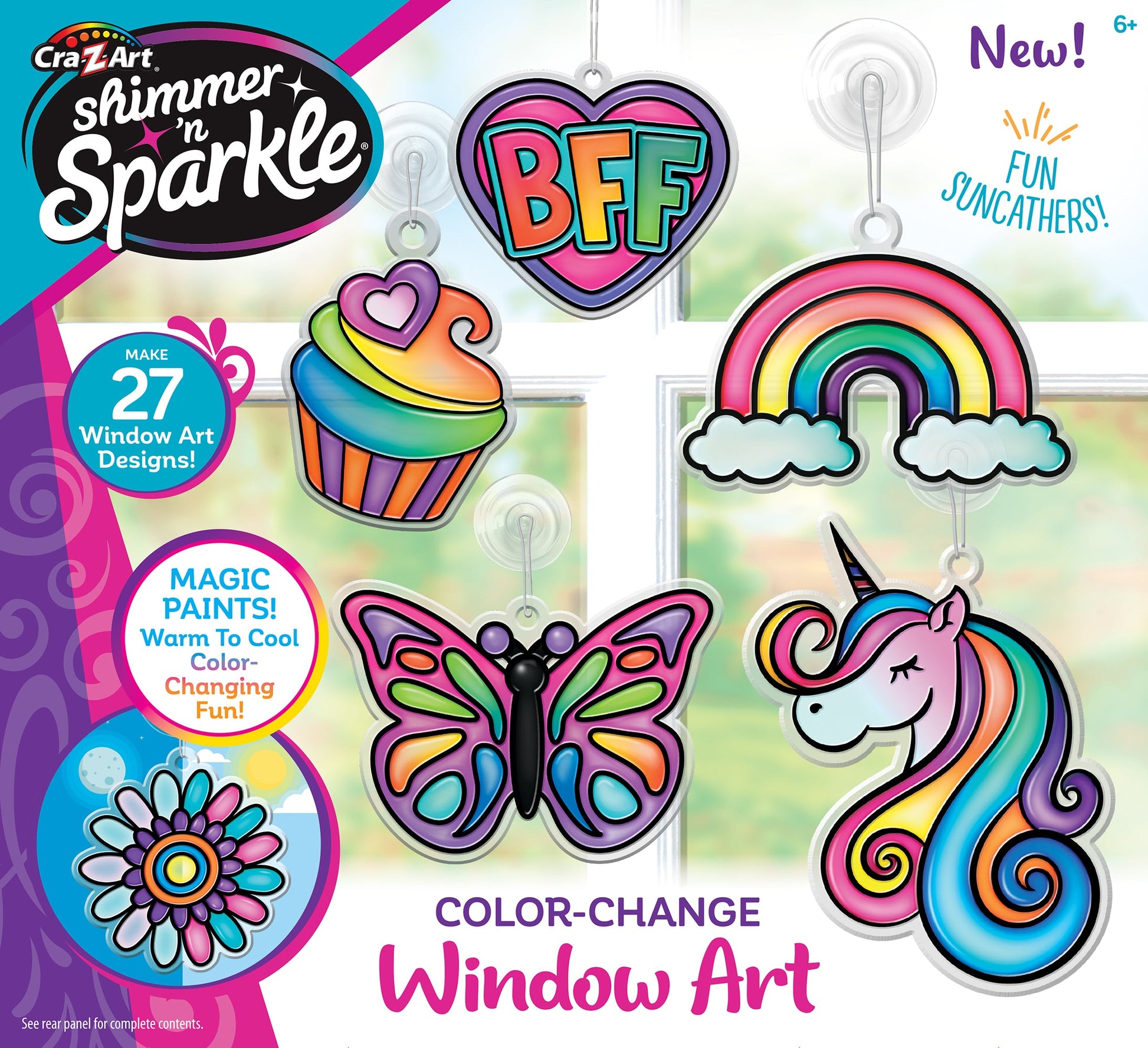 Shimmer 'N' Sparkle Colour Changing Window Art