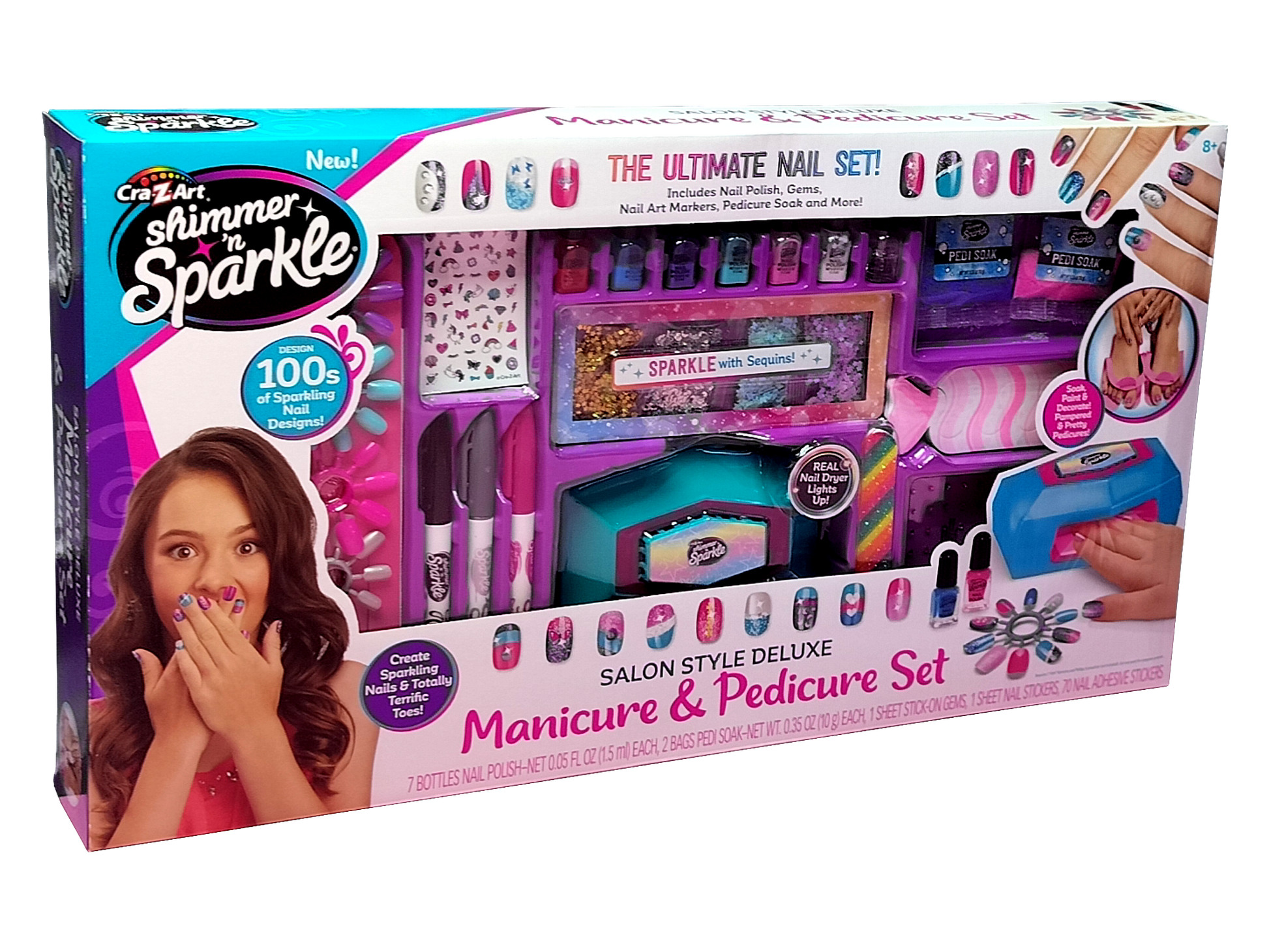 Shimmer N Sparkle Salon Style Deluxe Manicure & Pedicure