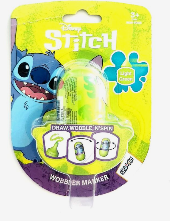 Disney Stitch Wobbler Highlighter with Backer Card | Green