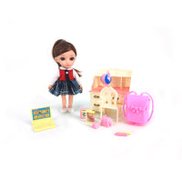 Sweet Annie 6.5" Doll With Study Table Set