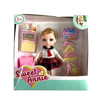 Sweet Annie 6" Doll In Student Suit