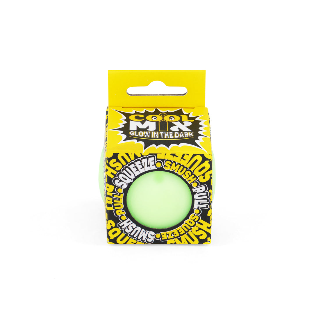 Cool Mix Glow in the Dark Ball 6cm assorted