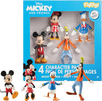 Flexfigs Mickey & Friends 4 pack assorted