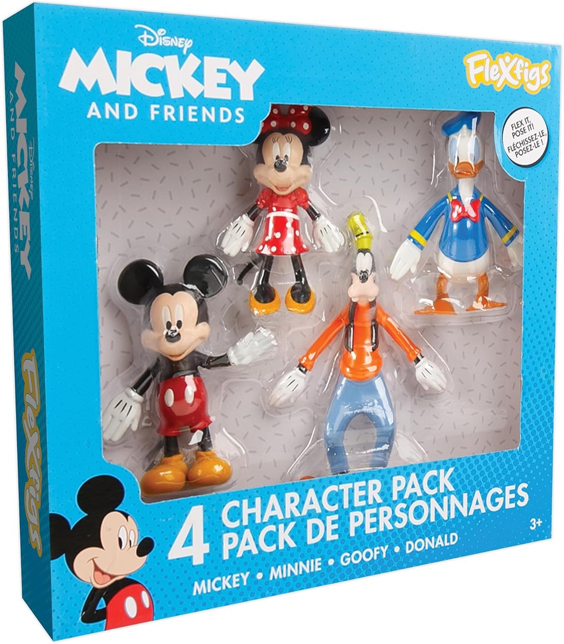 Flexfigs Mickey & Friends 4 pack assorted