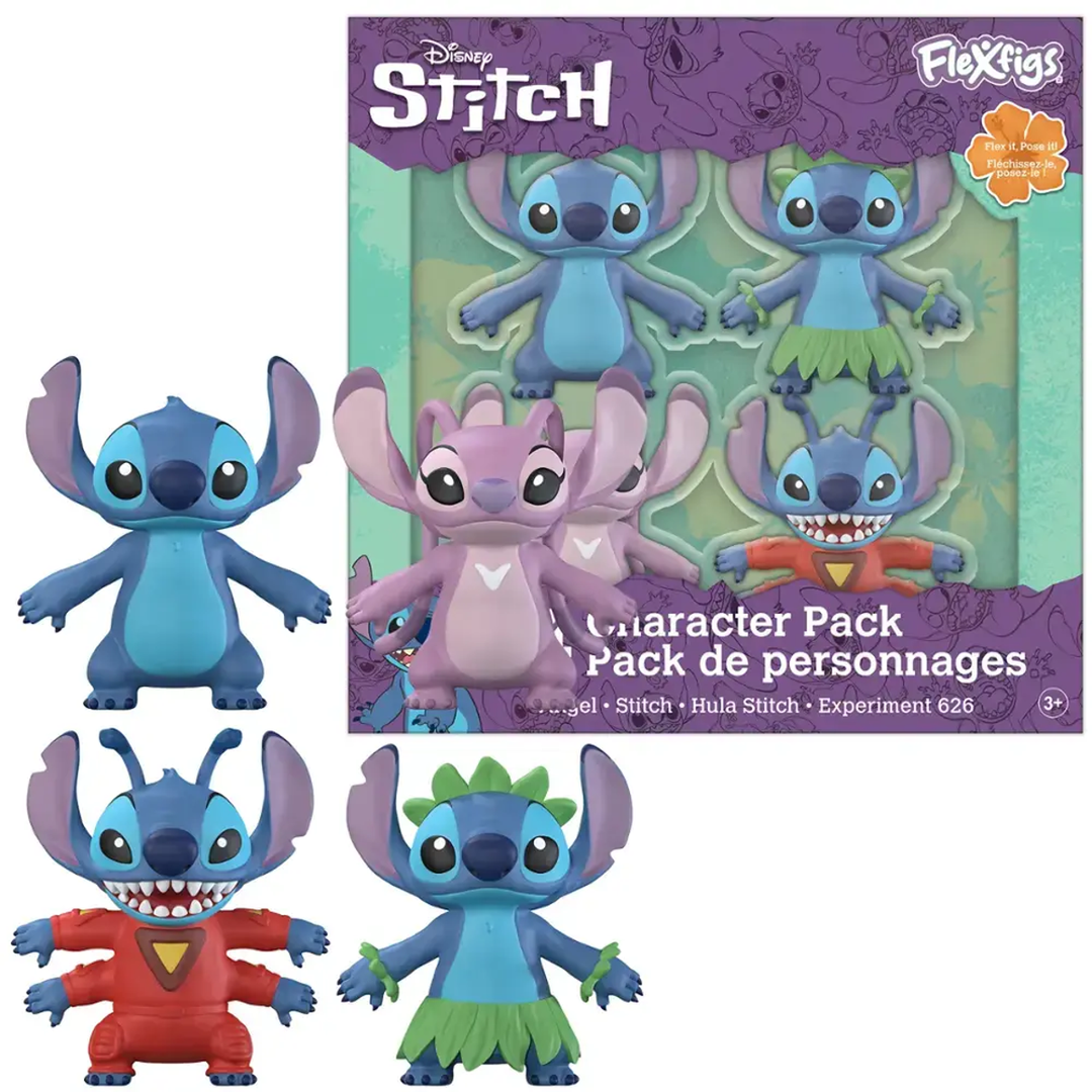 Disney Stitch 4 Character Pack