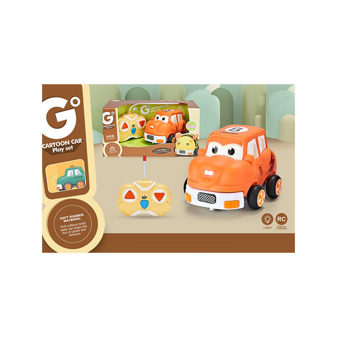 RC 2-Way Cartoon Racing Car