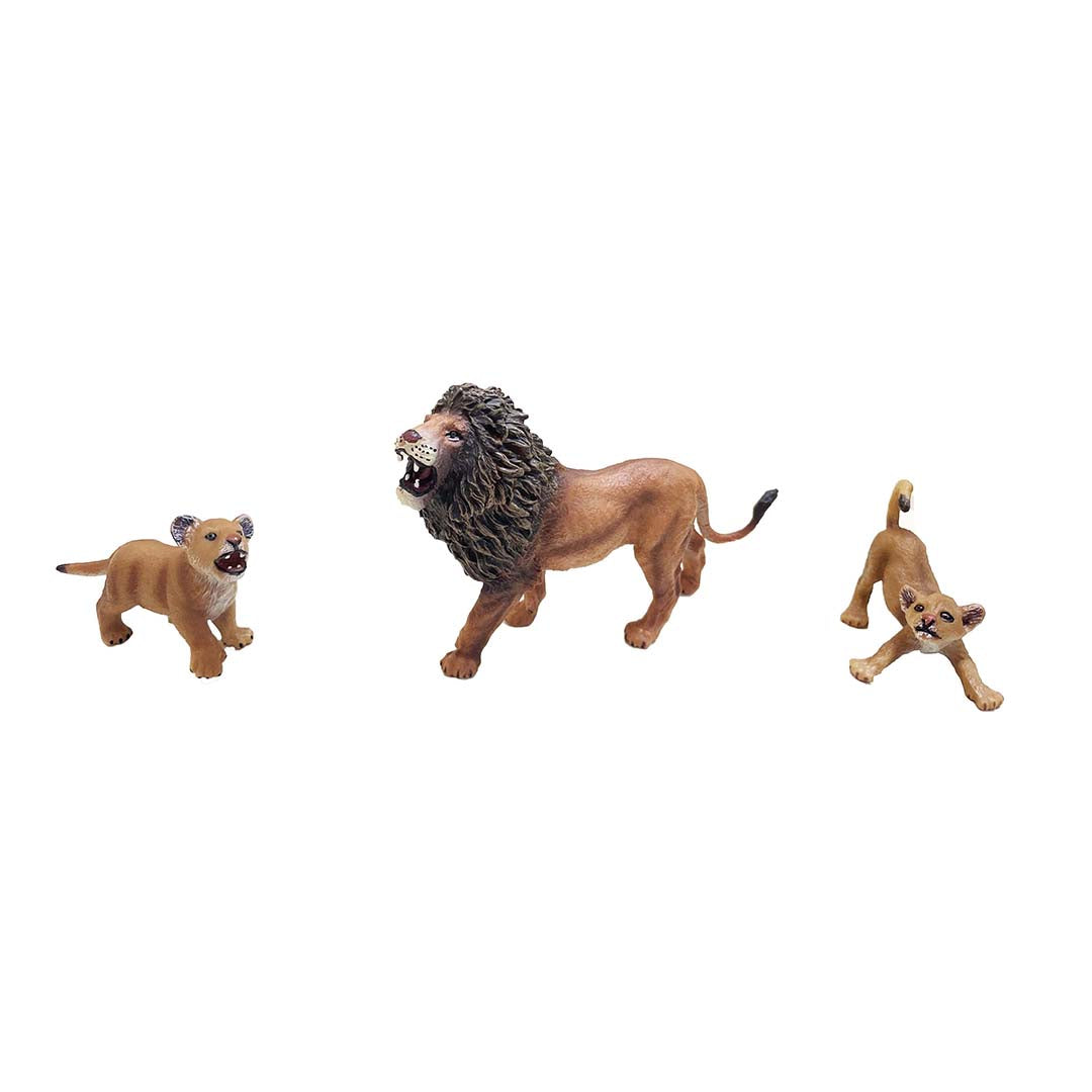 TTC Model Series Animal Figure Lion 3pcs Set