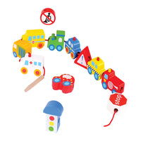 Tooky Toy Lacing Transportation