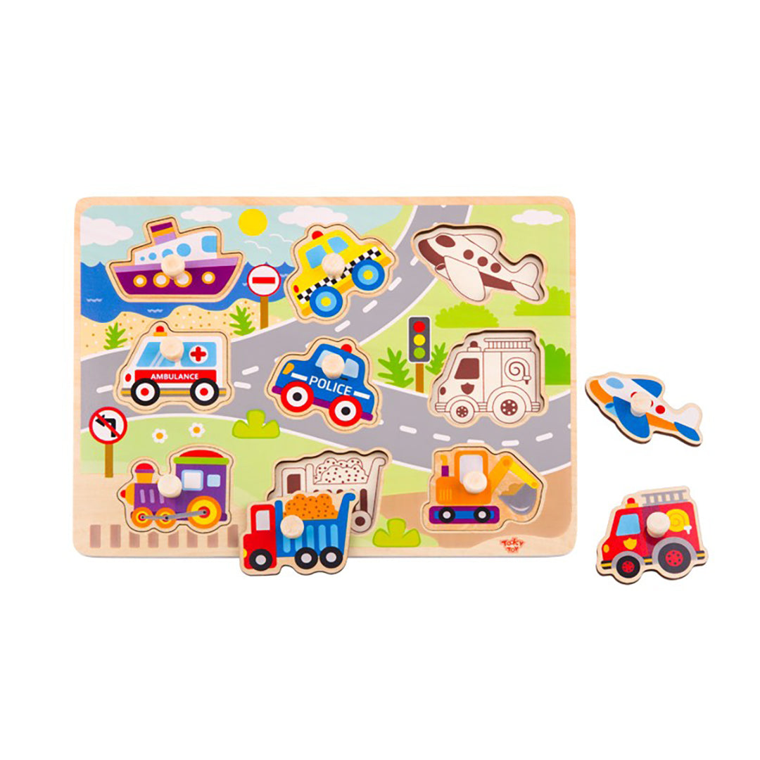 Tooky Toy  Vehicle Puzzle