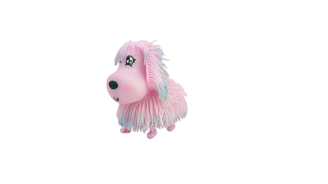 JIGGLY PETS - PUP FACE EXPRESSIONS - PINK