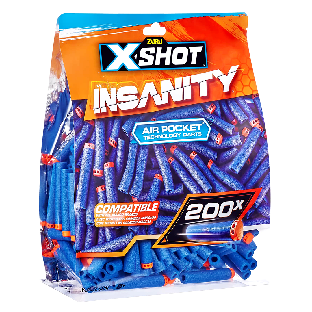 X-Shot Insanity Refill Darts (200pk)