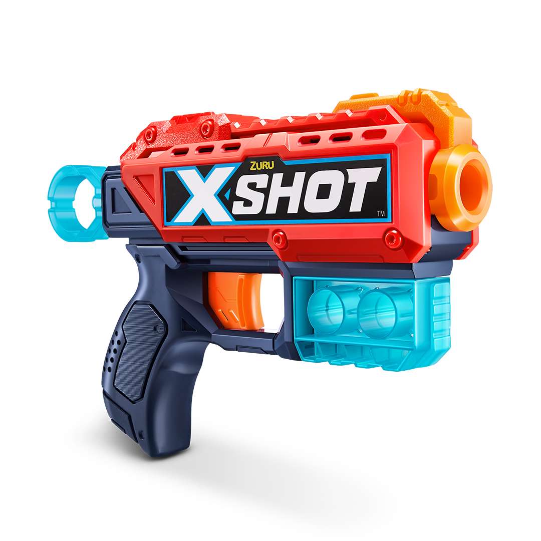 X-Shot Excel Combo Pack [2 Kickback/2 Reflex-6] (3 Cans/48 Darts)