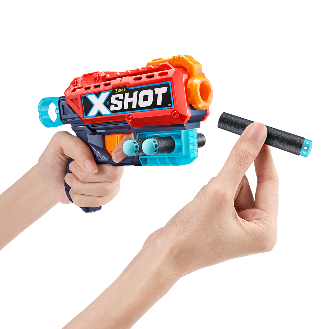 X-Shot Excel Combo Pack [2 Kickback/2 Reflex-6] (3 Cans/48 Darts)