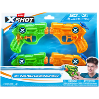 X-Shot Water Nano Drencher 4 pack