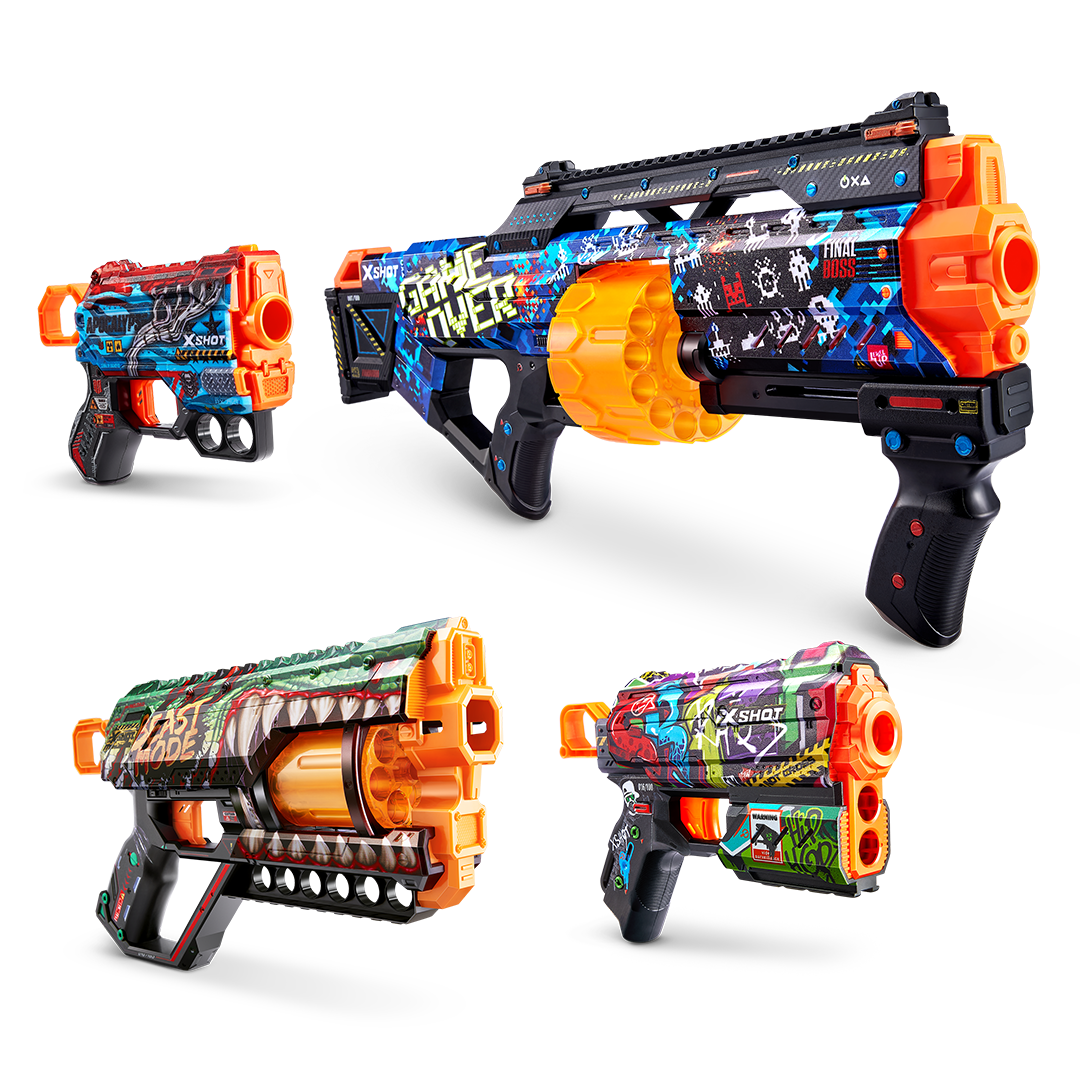 X Shot 3個セット ZURU XSHOT Excel Ranger X8 & Hawk Eye & Micro Blaster Combo Pack