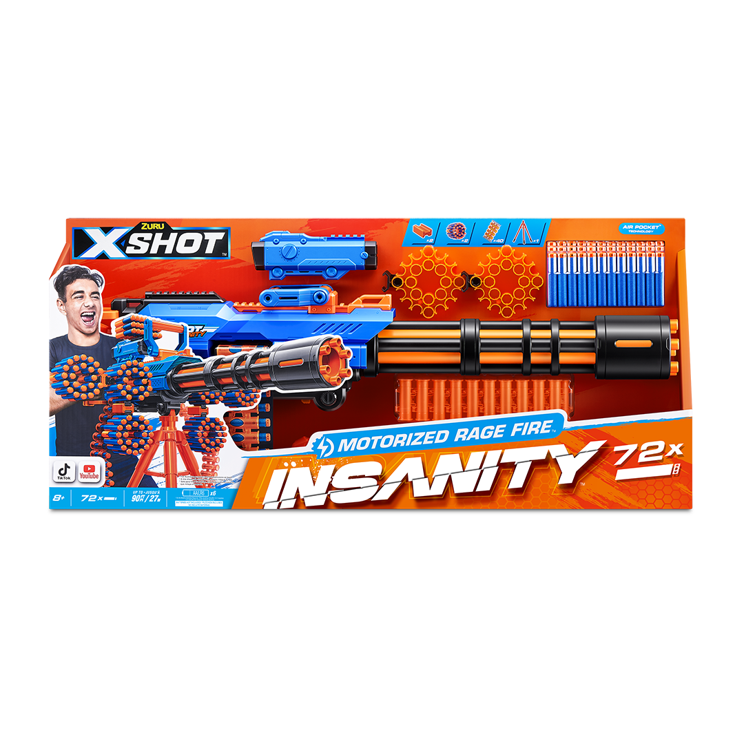 X-Shot Insanity Motorized Age Fire Gatling Gun Tripod