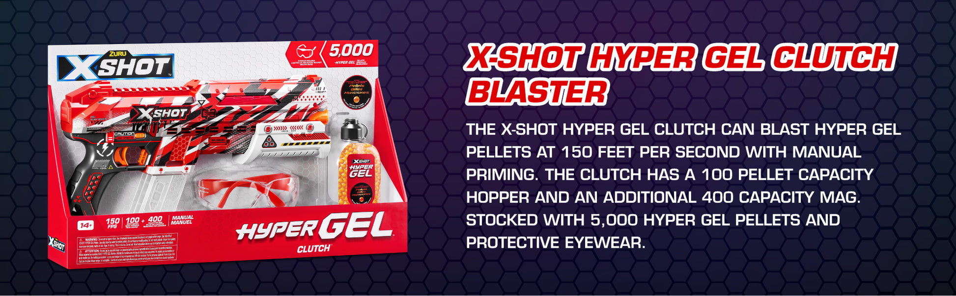 X-Shot Hyper Gel Small Blaster (5000gellets)