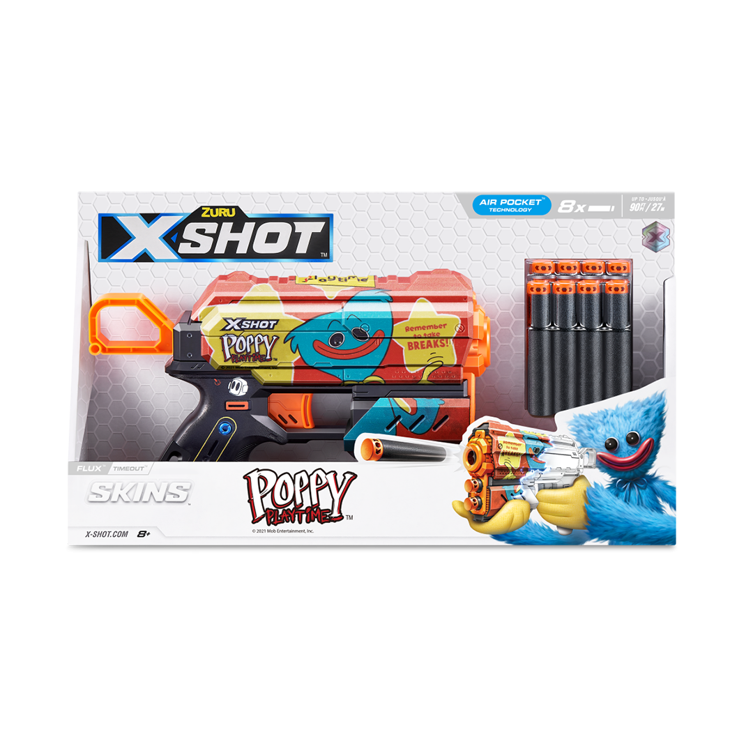 X-Shot Skins Flux (8 Darts) Poppy Playtime