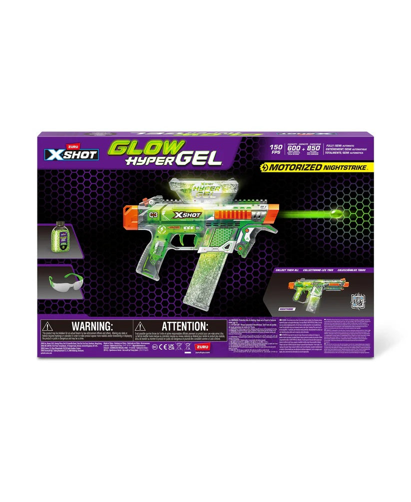 X-Shot Hyper Gel Glow In The Dark (Medium)