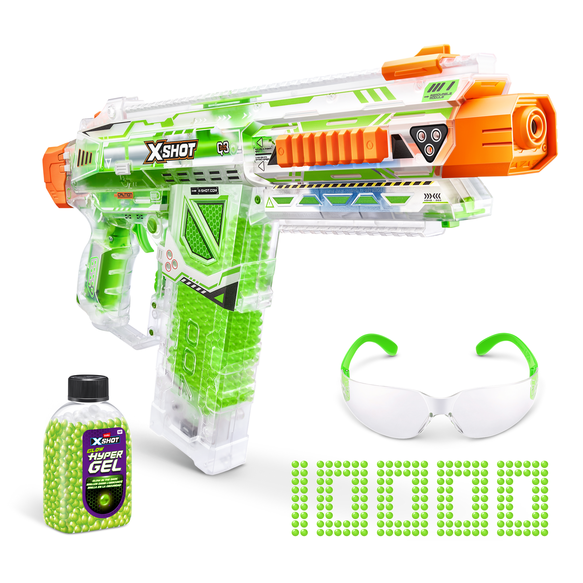 X-Shot Hyper Gel Glow In The Dark (Large) X-Shot Hyper Gel Glow In The Dark (Large)