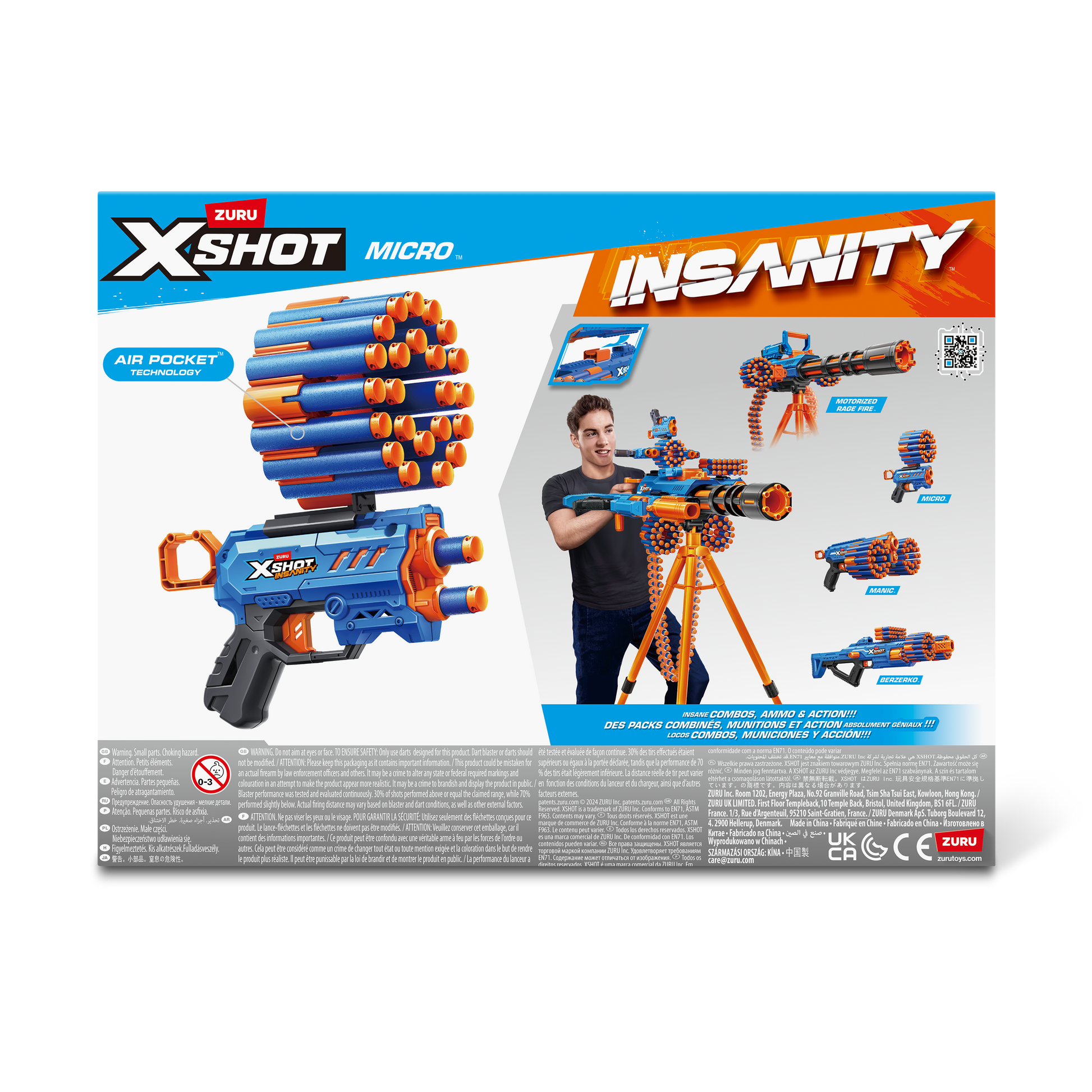 X-Shot Insanity Micro (24 Darts)