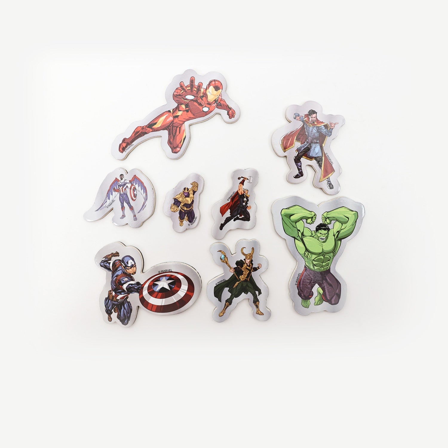 Marvel Avengers Wooden Magenetic Characters Set