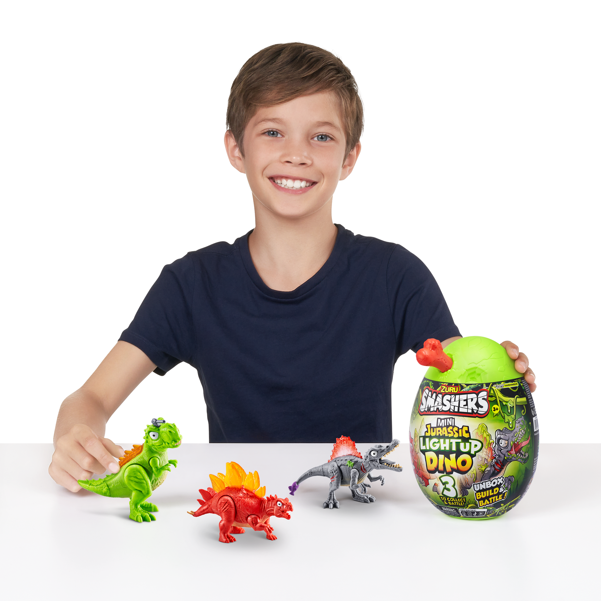Smashers Jurassic Mini Light-Up Dino (S1)