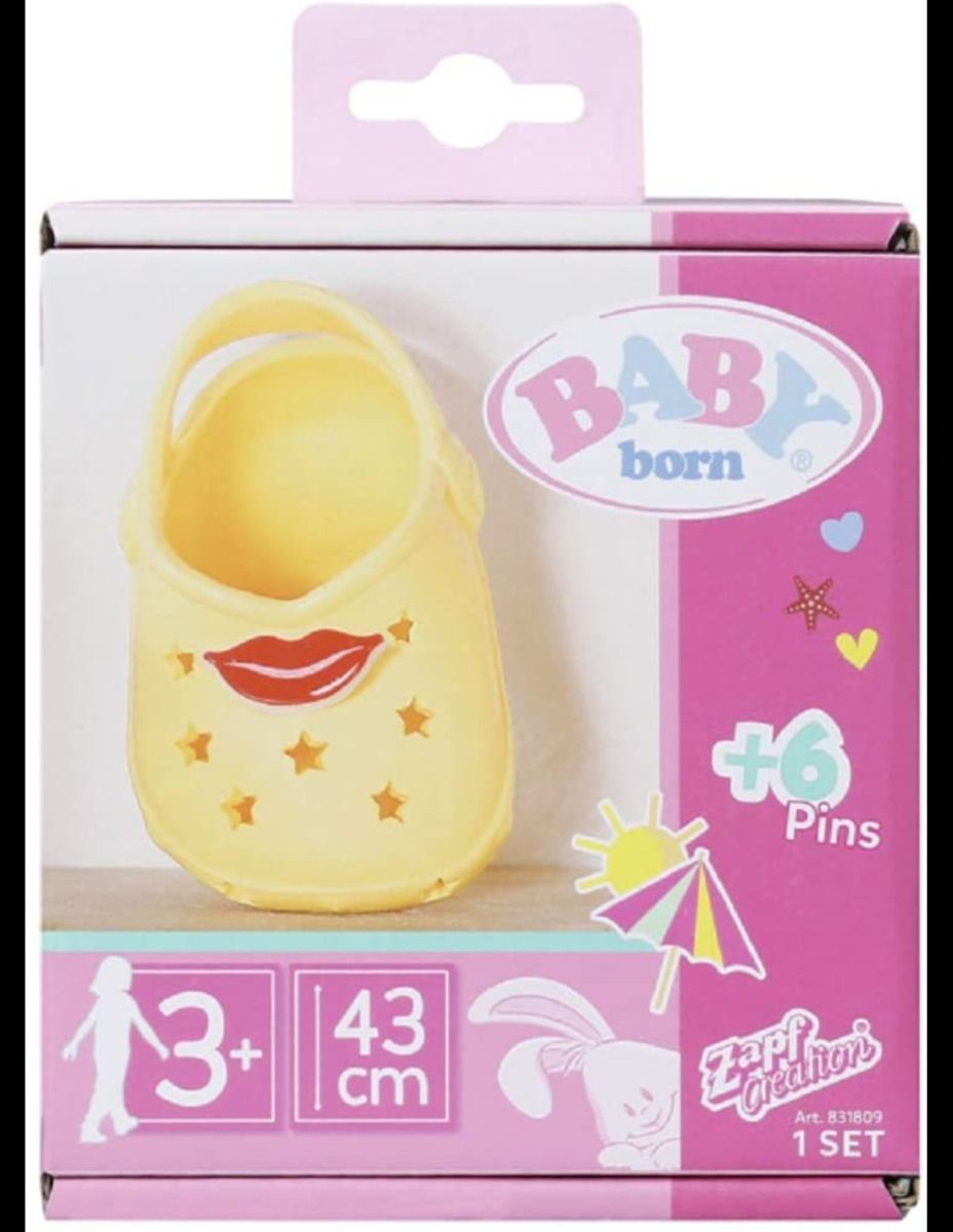Baby Born Accessories Holiday Shoes with Pins 43cm