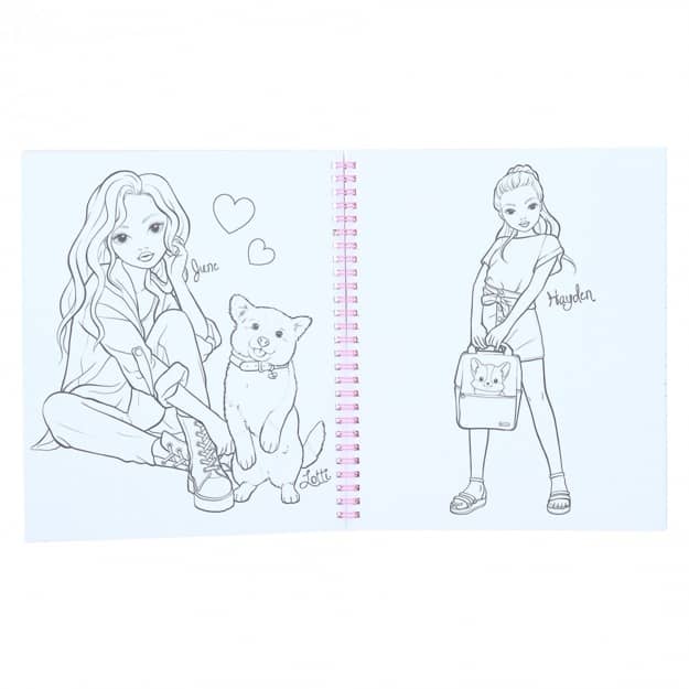 TOPModel Corgi Colouring Book